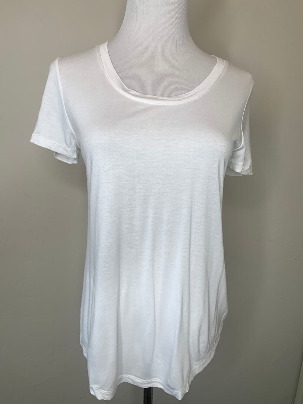 Maison Jules White T Shirt Short Sleeves Sz XS
